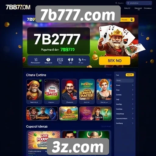 Interface do usuário do 7b777.com é intuitiva e acessível